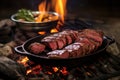 venison on a south african potjiekos barbecue