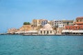 Venitian habor of Chania, Crete, Grece Royalty Free Stock Photo