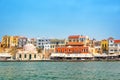 Venitian habor of Chania in Crete Greece