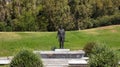 Venizelos Eleftherios statue at liberty park in Athens, Greece. Nature background. Royalty Free Stock Photo