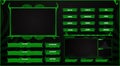 Venom Green Stream Overlay Design