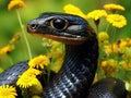 of Venoums Indian black cobra