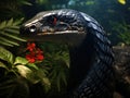 of Venoums Indian black cobra