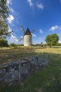 Vensac windmill, Gironde department, Nouvelle-Aquitaine, France