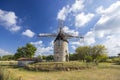 Vensac windmill, Gironde department, Nouvelle-Aquitaine, France