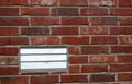 Vent on brick house Royalty Free Stock Photo