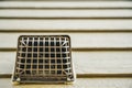 Residential vent pest screen on the side of a house Royalty Free Stock Photo