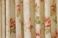 Ventage curtain or drapery background Royalty Free Stock Photo