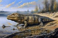 Ventastega is an extinct genus of stem tetrapod that lived during the Upper Fammenian of the Late Devonian. Generative AI