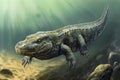 Ventastega is an extinct genus of stem tetrapod that lived during the Upper Fammenian of the Late Devonian. Generative AI