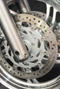 Brake disc details Royalty Free Stock Photo