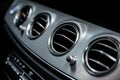 Ventilation and air conditioning vents in the interior of a car Royalty Free Stock Photo