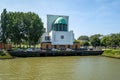 Ventilation building of the oldest traffic tunnel in the Netherlands, the Maastunnel