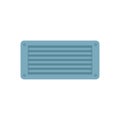 Ventilation duct icon flat isolated vector