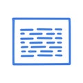 Ventilation grill line vector doodle simple icon Royalty Free Stock Photo