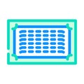 ventilation grille color icon vector illustration