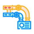 ventilation system color icon vector illustration