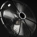 Ventilator or fan in action