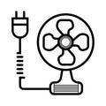 Ventilator icon vector Royalty Free Stock Photo