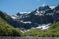 Ventisquero Negro glacier from Tronador volcano