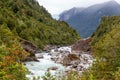 Ventisquero River on trail to Glacier, near the village of Puyuhuapi, Chile.