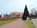 Ventspils town street , Latvia