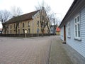 Ventspils town street , Latvia