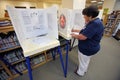 Ventura County, California Citizens Turn Out to Vote Royalty Free Stock Photo