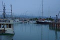 Ventura Harbor, pleasure and work boats. Royalty Free Stock Photo