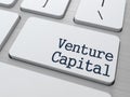 Venture Capital on Keyboard Button. Royalty Free Stock Photo