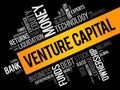 Venture Capital word cloud collage