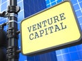 Venture Capital on Yellow Roadsign