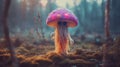 The Watchful Mushroom: Eyes in the Forest