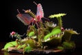 venus flytrap in action, showcasing mechanisms of entrapment