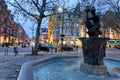 The Venus Fountain in Sloane Square, London, England, UK