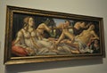 Venus and Mars by Sandro Botticelli inside the National Gallery Museum in London, United Kingdom Royalty Free Stock Photo