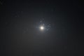 Venus near Pleiades star cluster Royalty Free Stock Photo