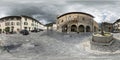 The  municipal  Square in Venzone Royalty Free Stock Photo