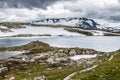 Veobrean glacier seen from Glittertind mountain (Jotunheimen Nat