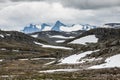 Veobrean glacier seen from Glittertind mountain (Jotunheimen Nat