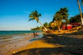 Vera Cruz, island Itaparica, Bahia, Brazil: Beautiful island with palm trees and a beach near the city of Salvador Royalty Free Stock Photo