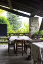 Veranda of old farm house trento - feels like home