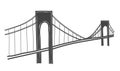 Verazzano-Narrows bridge drawing