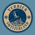 Verbier in Switzerland, ski resort
