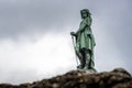 Vercingetorix, the statue of a famous Gaul warrior in Alesia who defied the Roman emperor Julius Caesar