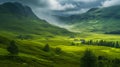 Verdant Escapes: Exploring the Scottish Highland. Royalty Free Stock Photo
