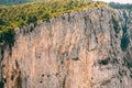 Verdon, France. Rocky landscape of the Gorges Du Verdon in south-eastern France. Provence-Alpes-Cote d'Azur