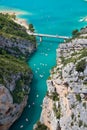 The Verdon gorge, Provence, France Royalty Free Stock Photo