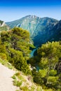 Verdon river panorama Royalty Free Stock Photo