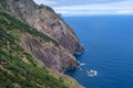 Vereda da Boca do Risco walking path in MadeiraÃ¢â¬â¢s island north-eastern coast